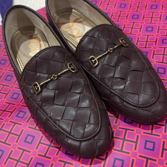 Sam Edelman Brown Quilted Loafers - Picture 2 of 6